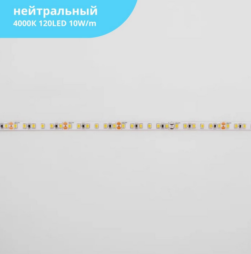 Лента светодиодная Starlight LUX 24В 4000К 2835 10Вт/м 120 диодов